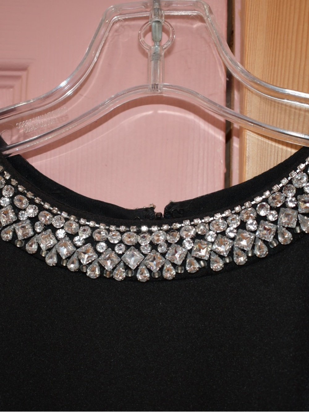 NWT✨ Mac Duggal Maxi Dress Gown with Crystal Embellished Neckline - Picture 6 of 8